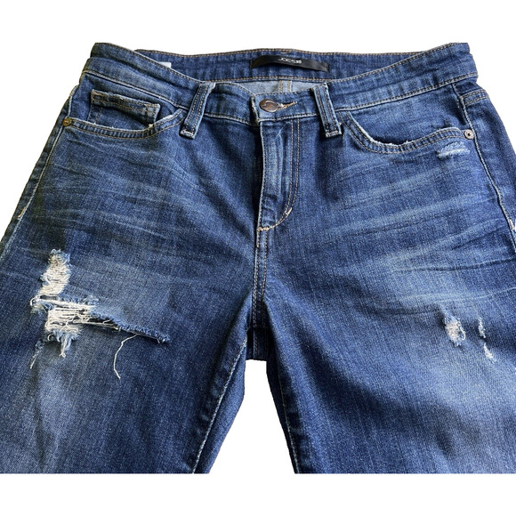 Joe's Womens Jeans Size 28 Skinny Lucille Ankle Distressed Blue Denim Stretch - Picture 8 of 12
